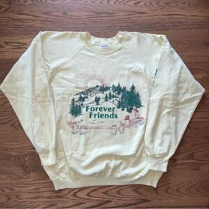 Vintage Alabama Camp 1987 Staff Reunion Friends Forever Graphic 80s Sweatshirt